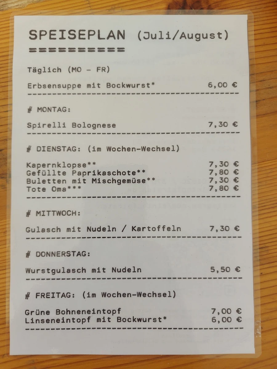 Speisekarte photo 1