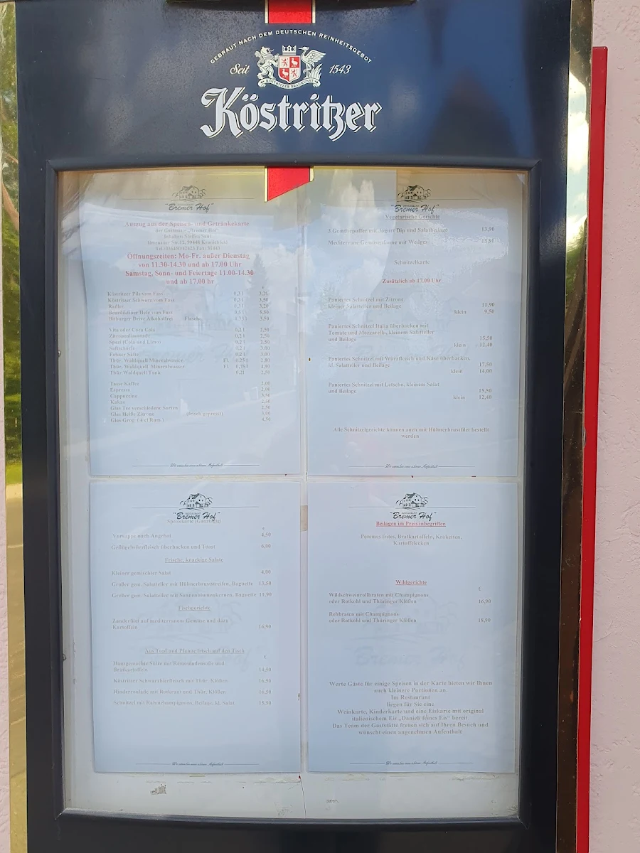 Speisekarte photo 1