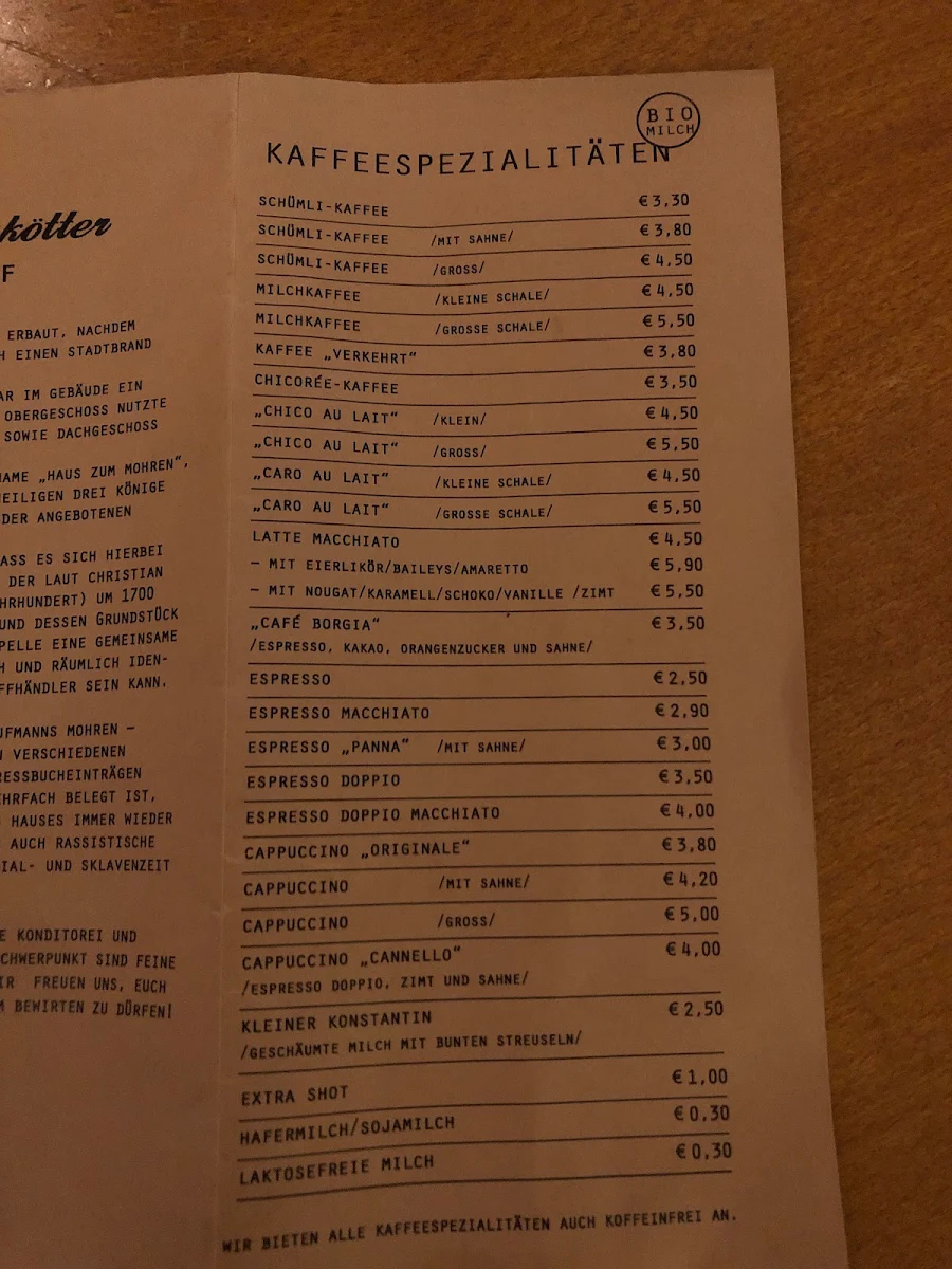 Speisekarte photo 1