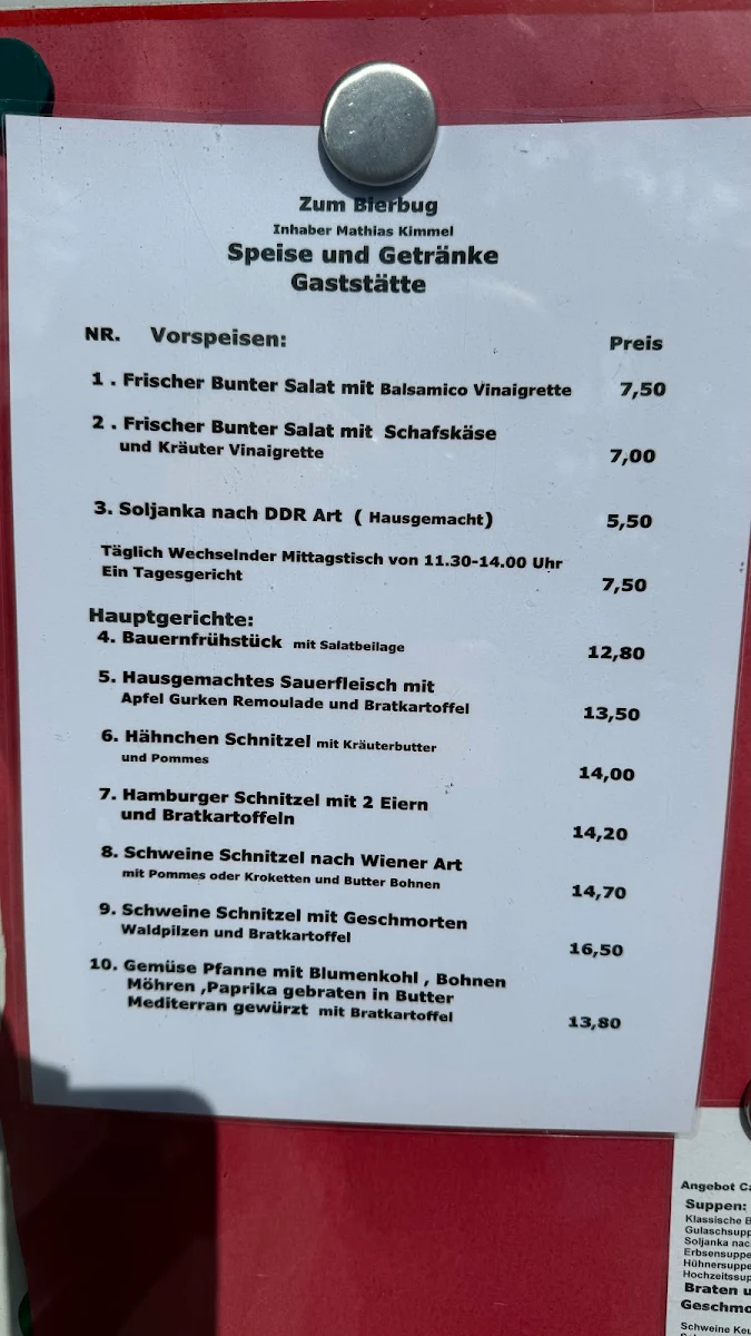 Speisekarte photo 3