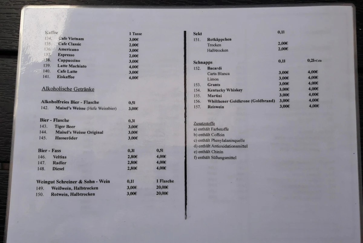Speisekarte photo 2