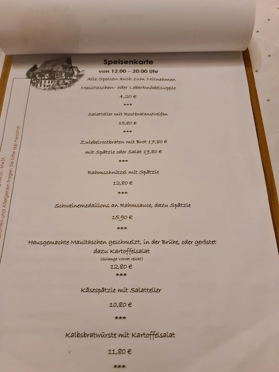 Speisekarte photo 4