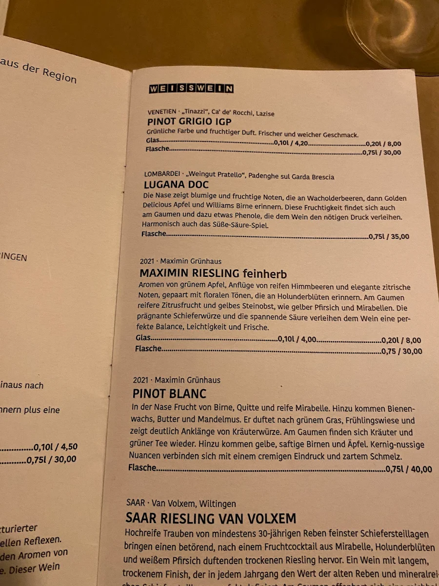 Speisekarte, Restaurant Pellolitto Pizzamanufaktur