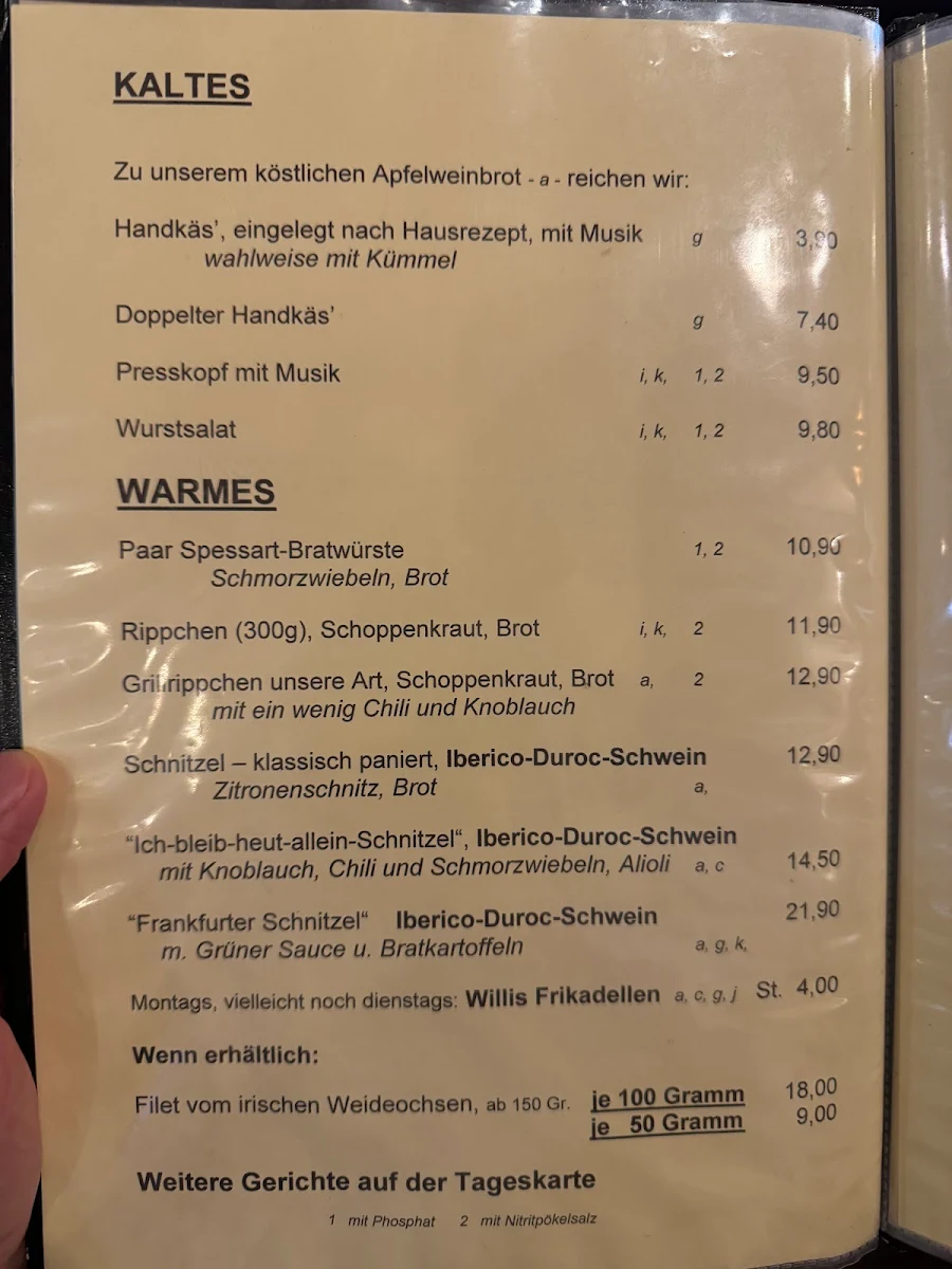 Speisekarte photo 1