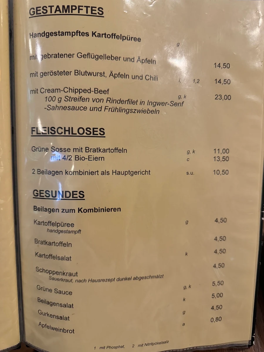 Speisekarte photo 2