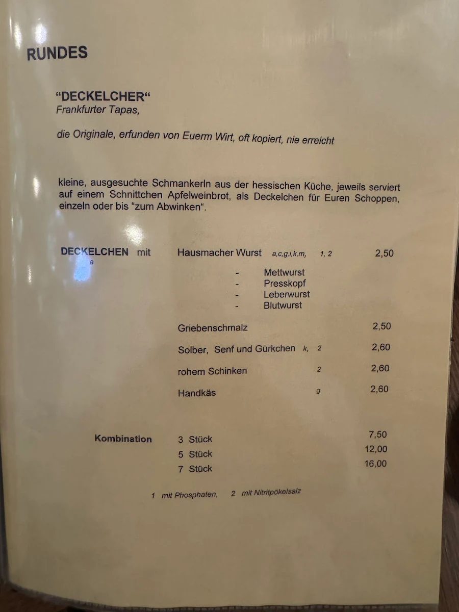 Speisekarte photo 4