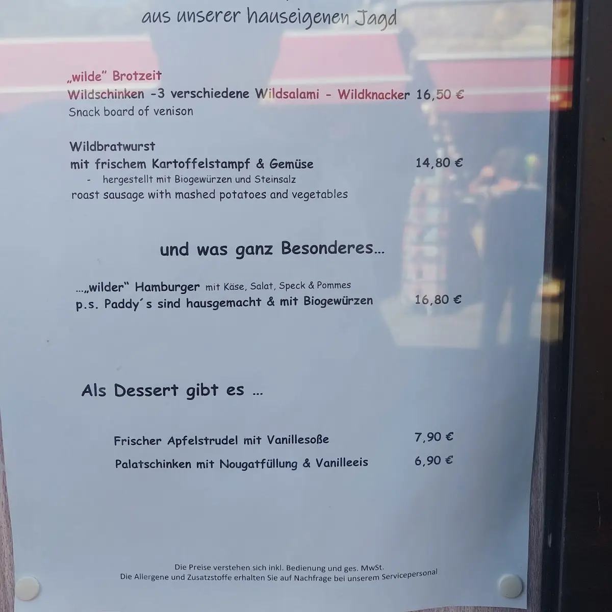 Speisekarte photo 6