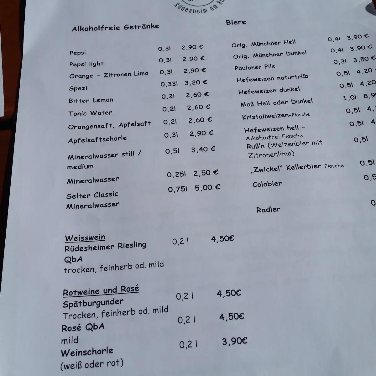 Speisekarte photo 8