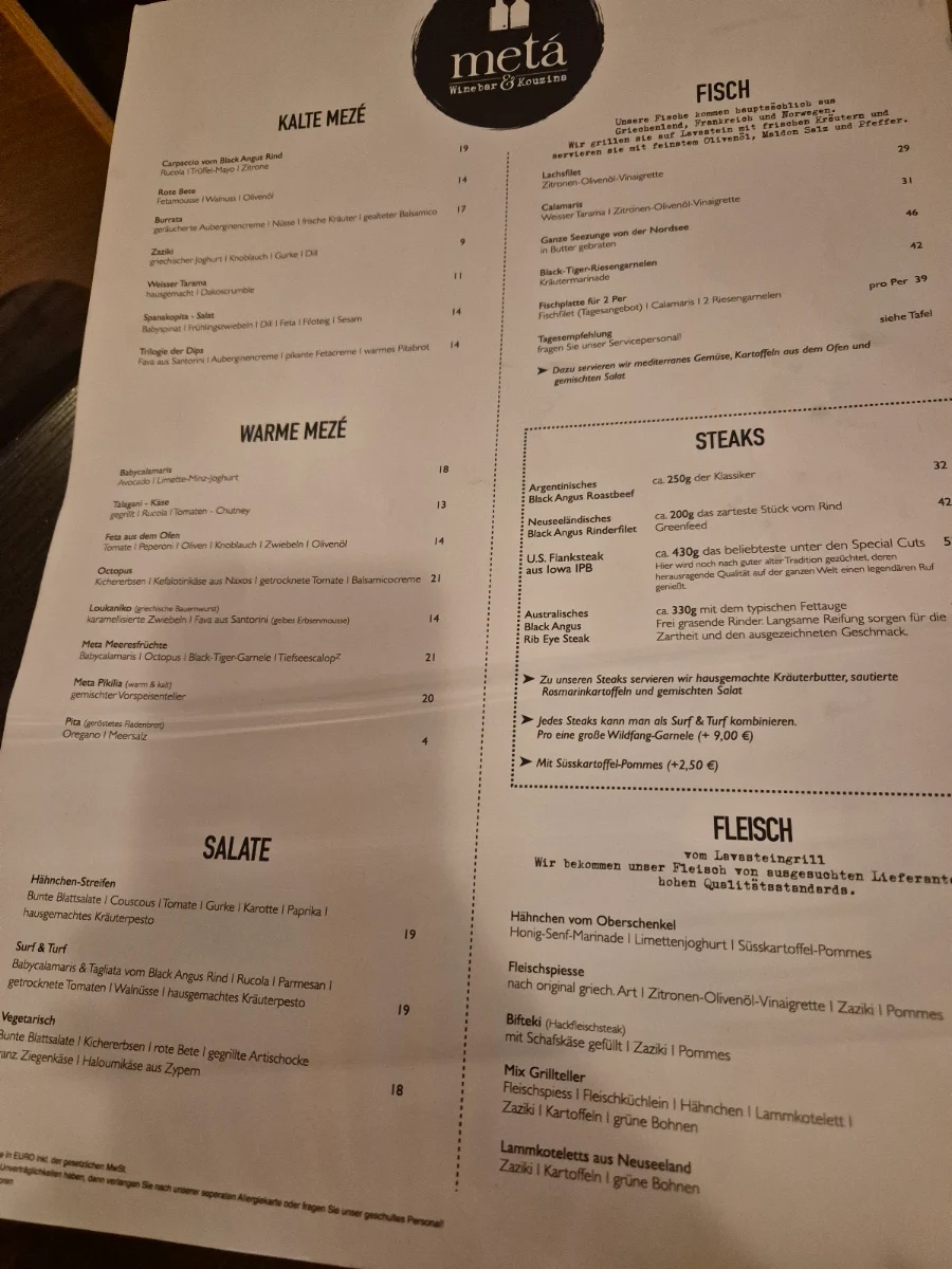 Speisekarte photo 1