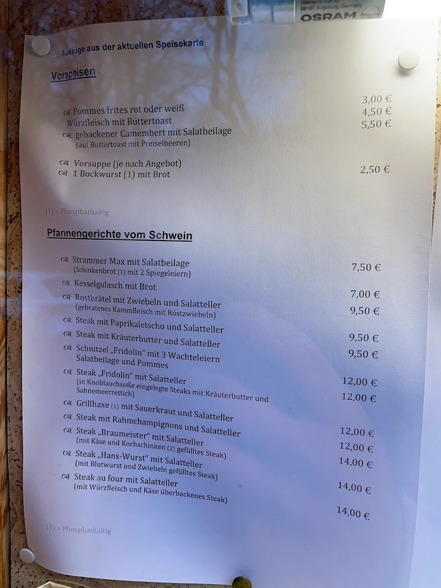 Speisekarte photo 3