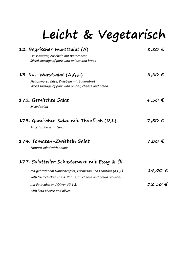 Speisekarte photo 4