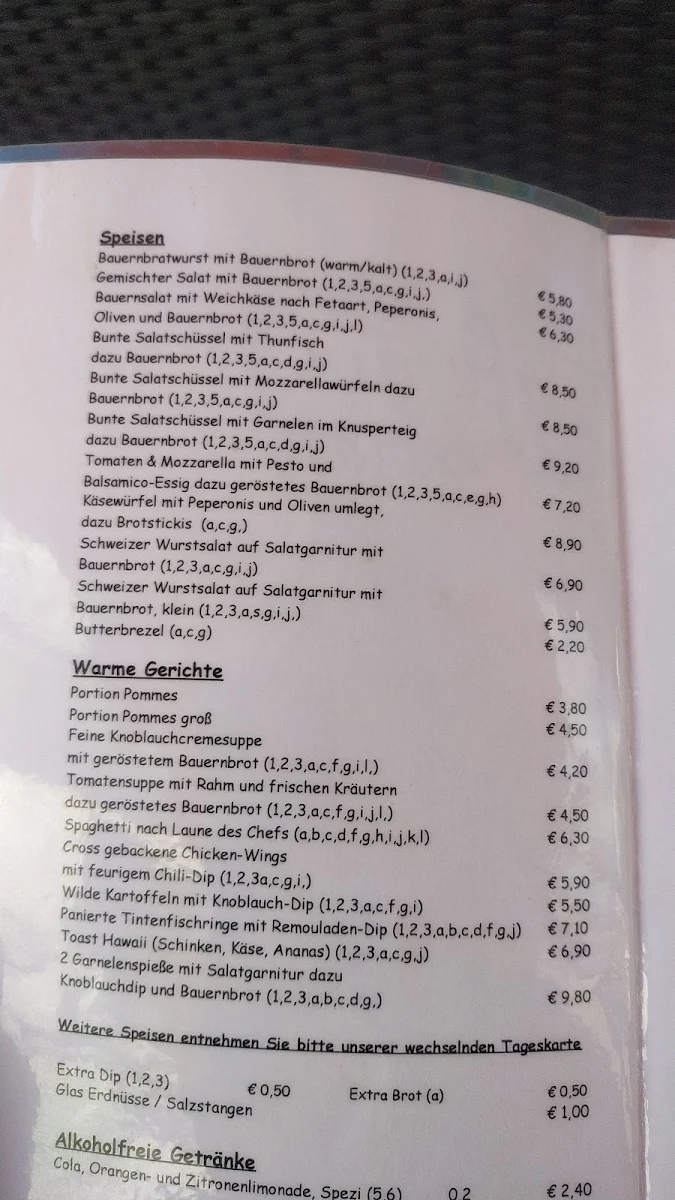 Speisekarte photo 2