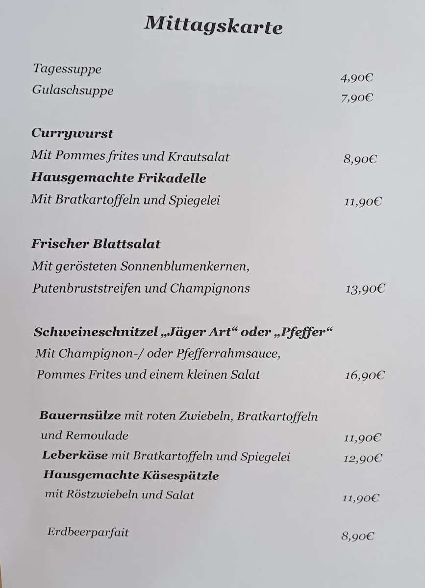 Speisekarte photo 2