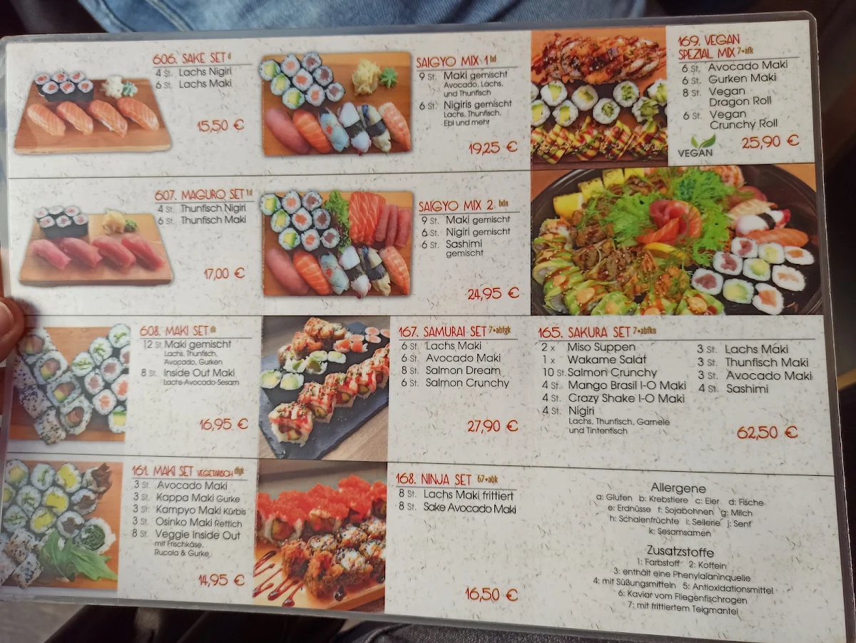 Speisekarte, Saigyo