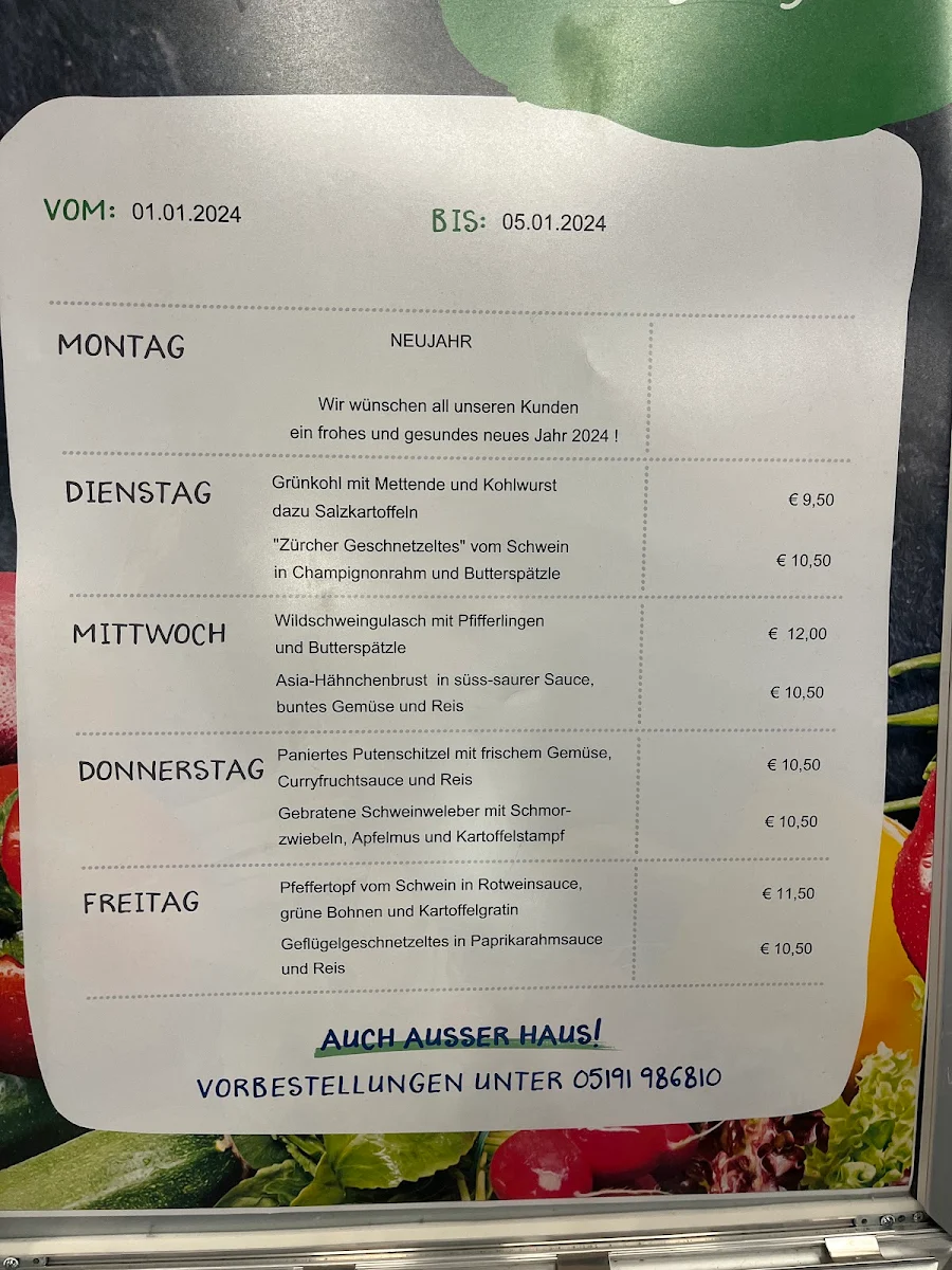 Speisekarte photo 2