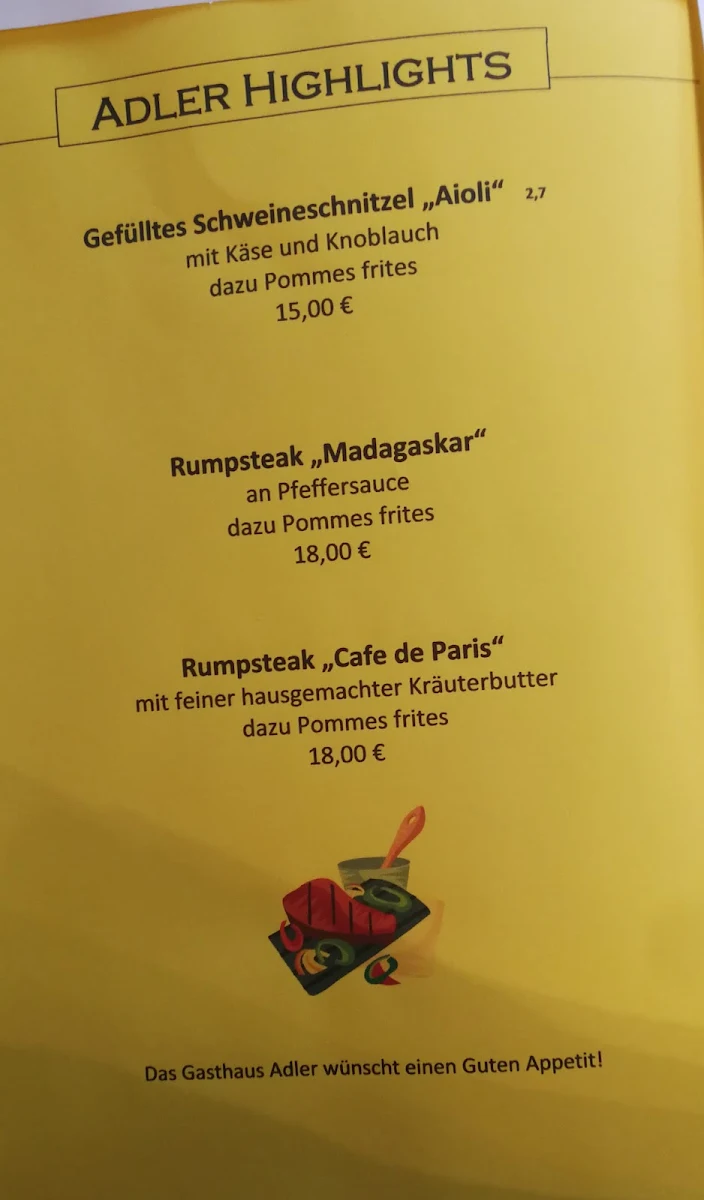 Speisekarte photo 2