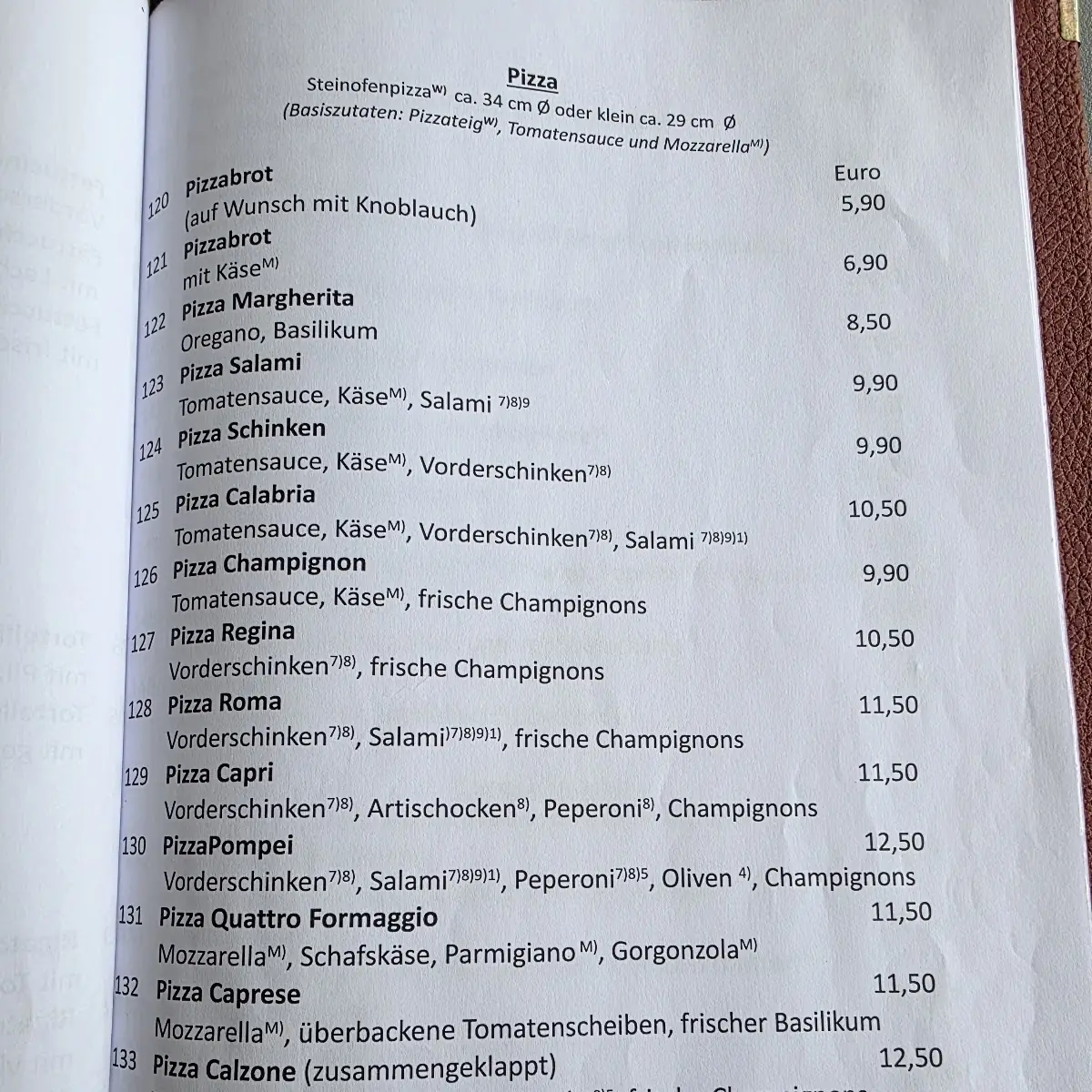 Speisekarte photo 2