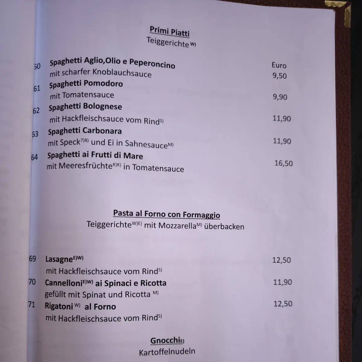 Speisekarte photo 5