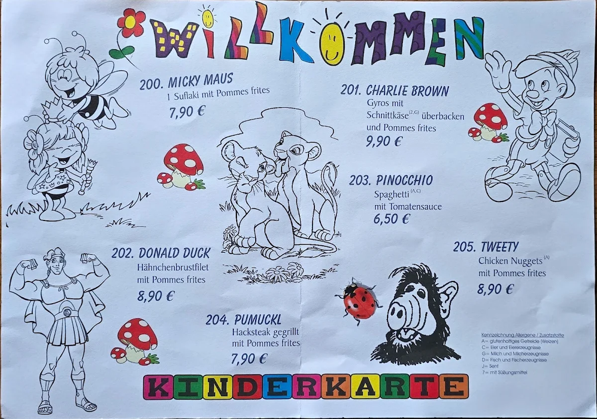 Speisekarte photo 2