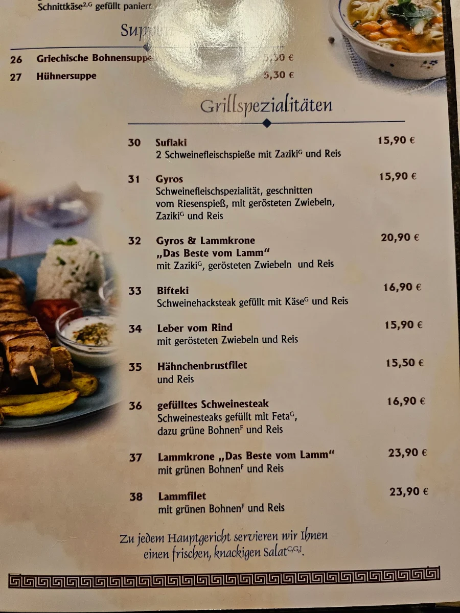 Speisekarte photo 5