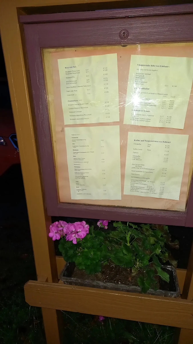 Speisekarte, Zum Schwarzen Grat