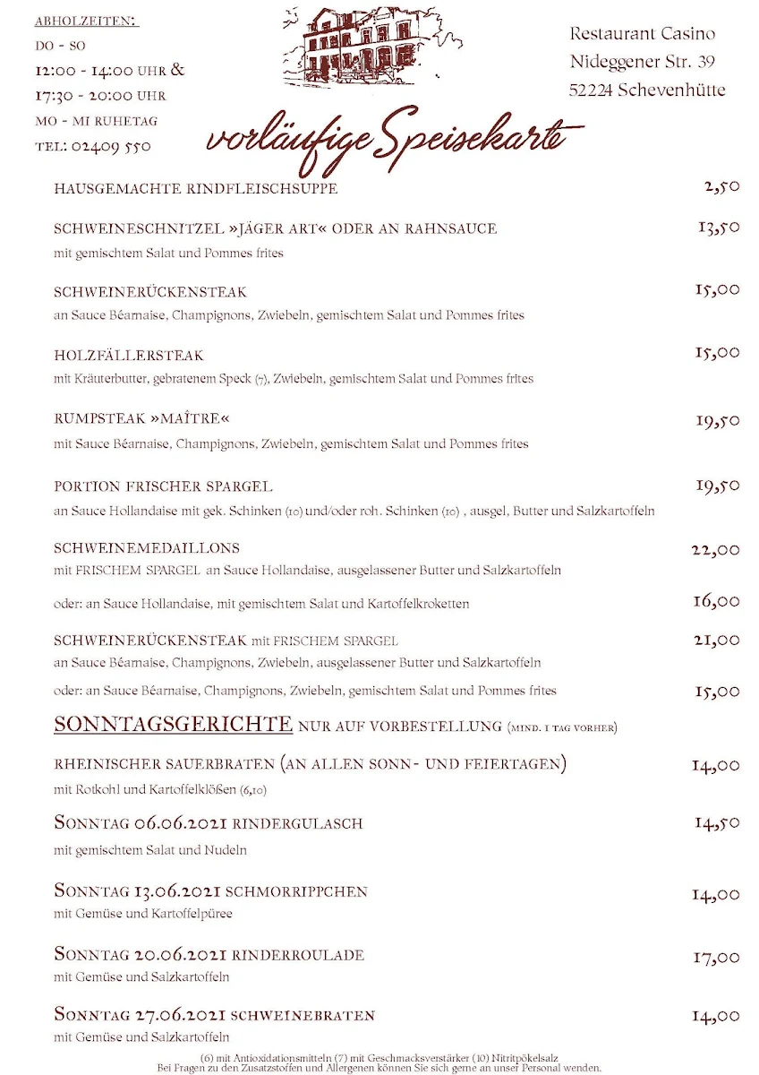 Speisekarte photo 6