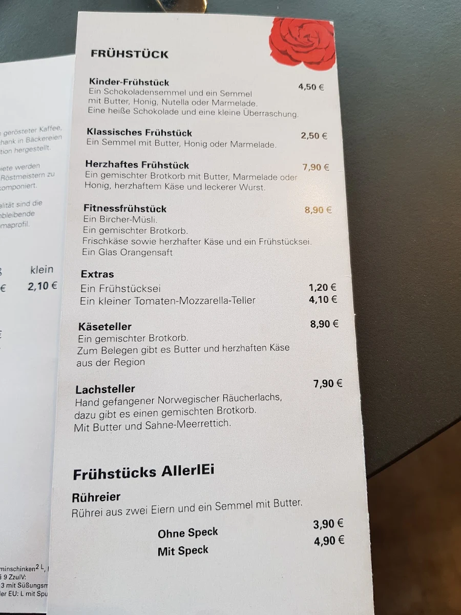 Speisekarte photo 2