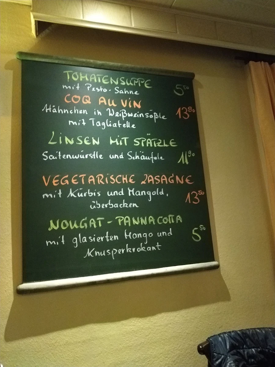 Speisekarte, Gaststätte Ringelbach