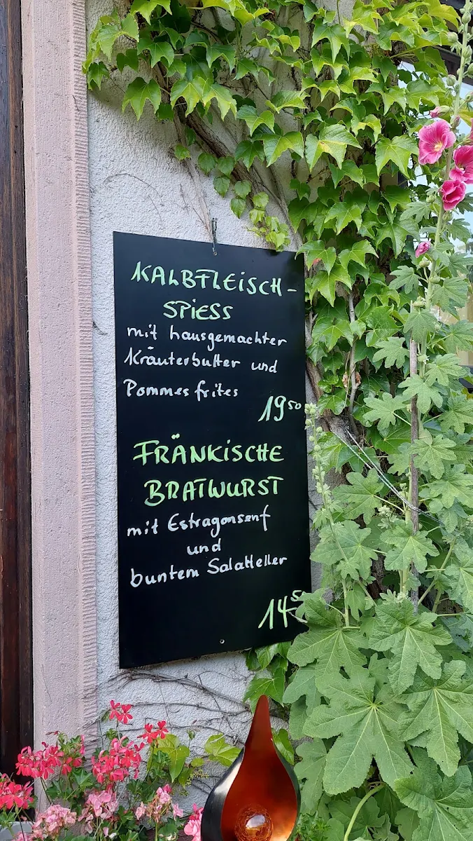 Speisekarte, Gaststätte Ringelbach