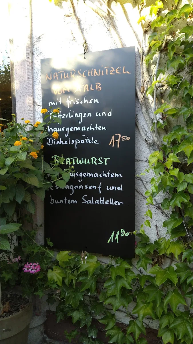 Speisekarte, Gaststätte Ringelbach