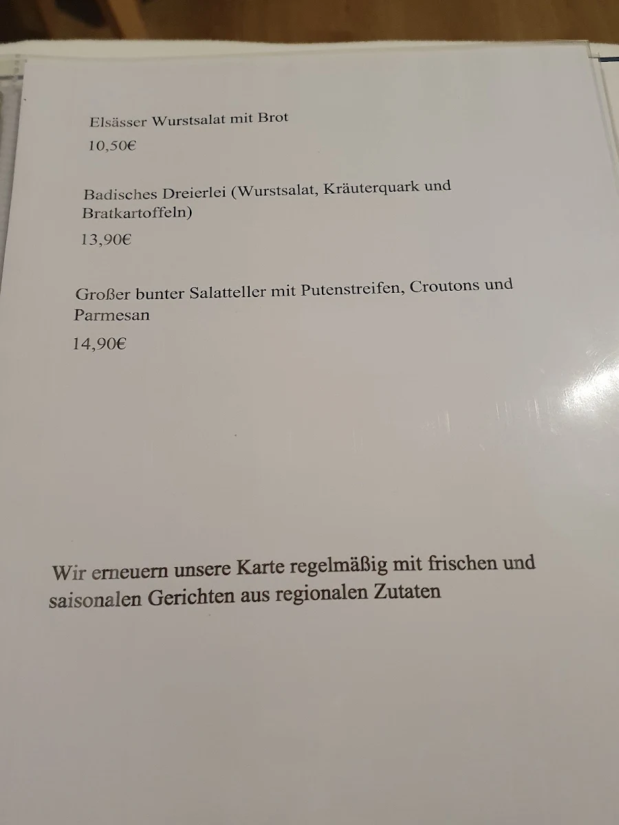 Speisekarte photo 1