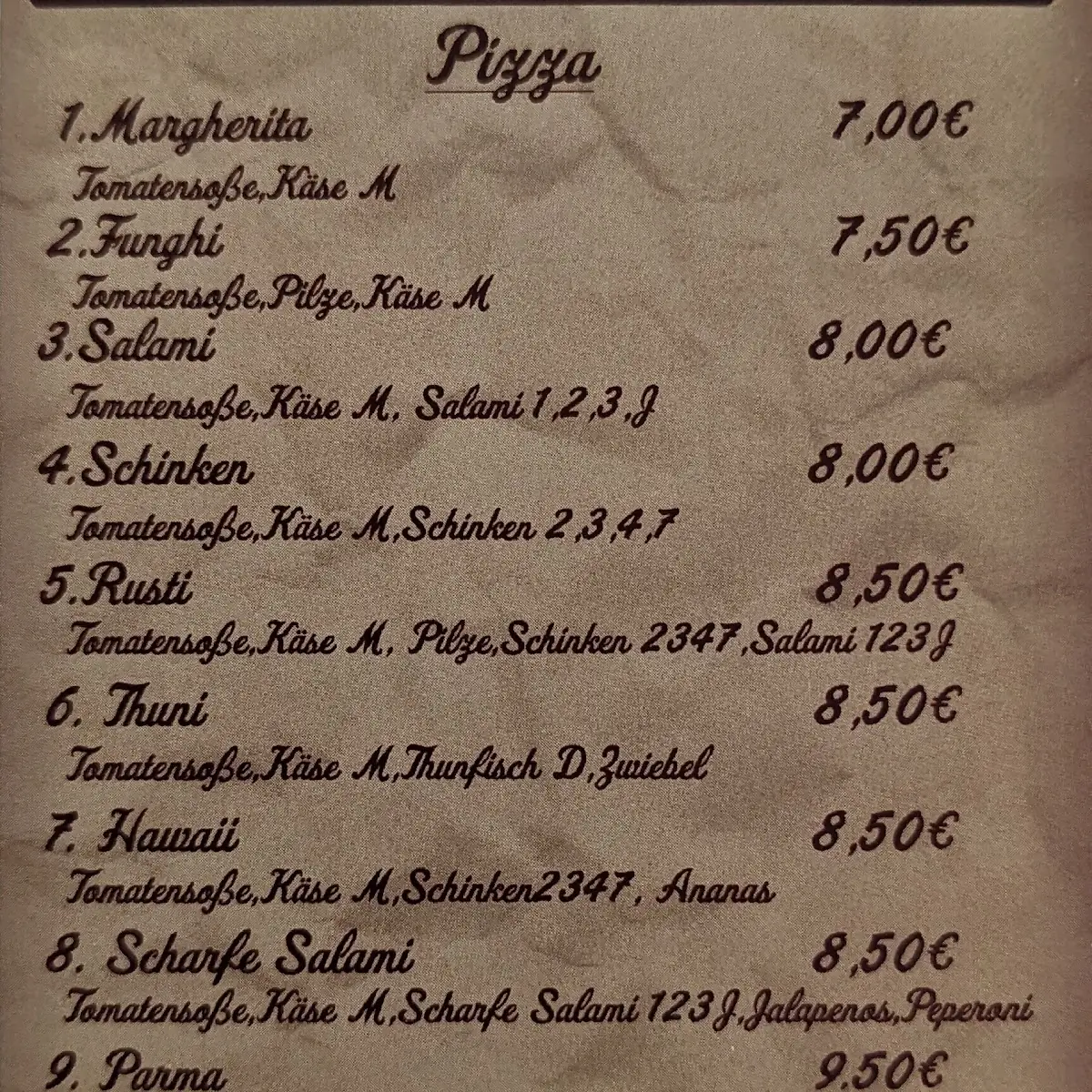 Speisekarte photo 9