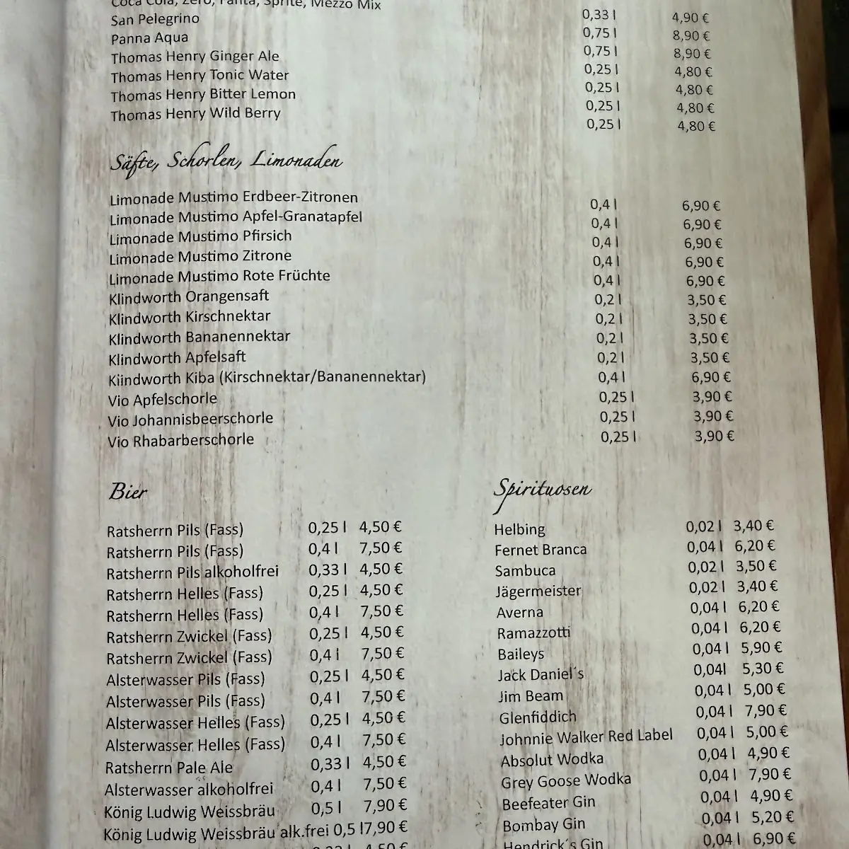 Speisekarte photo 8