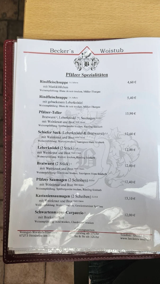 Speisekarte photo 2