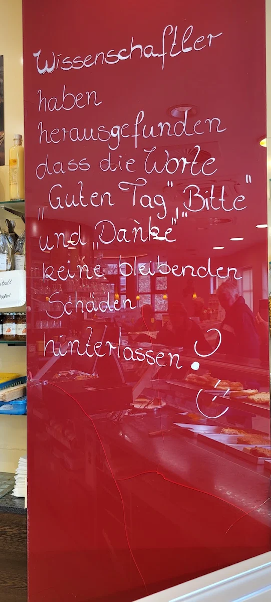 Speisekarte, Der Bäcker Lampe