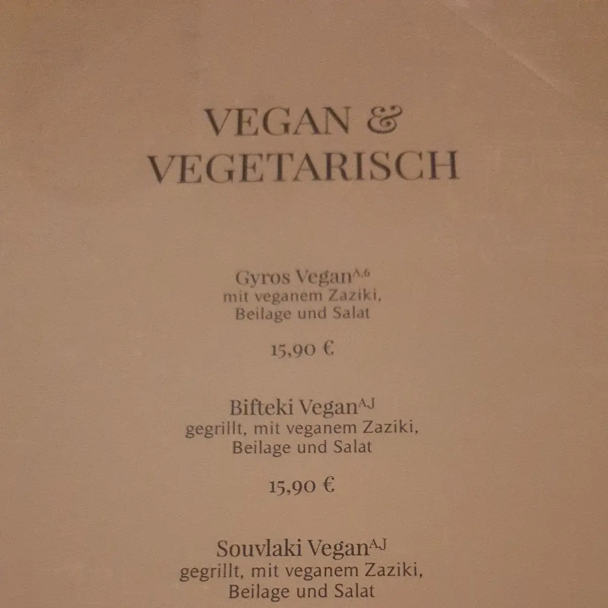 Speisekarte photo 2
