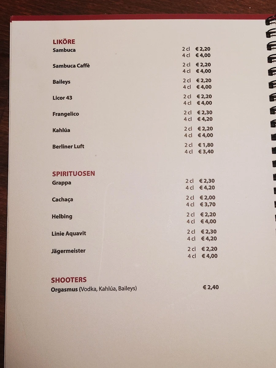 Speisekarte photo 2