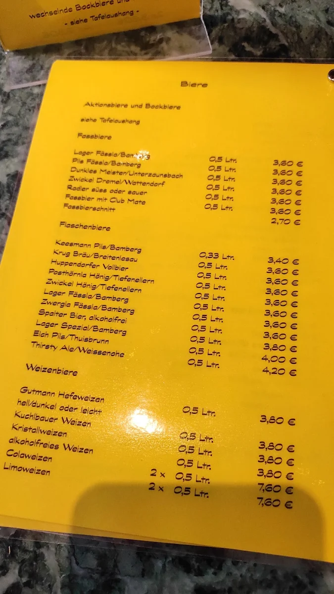 Speisekarte photo 1
