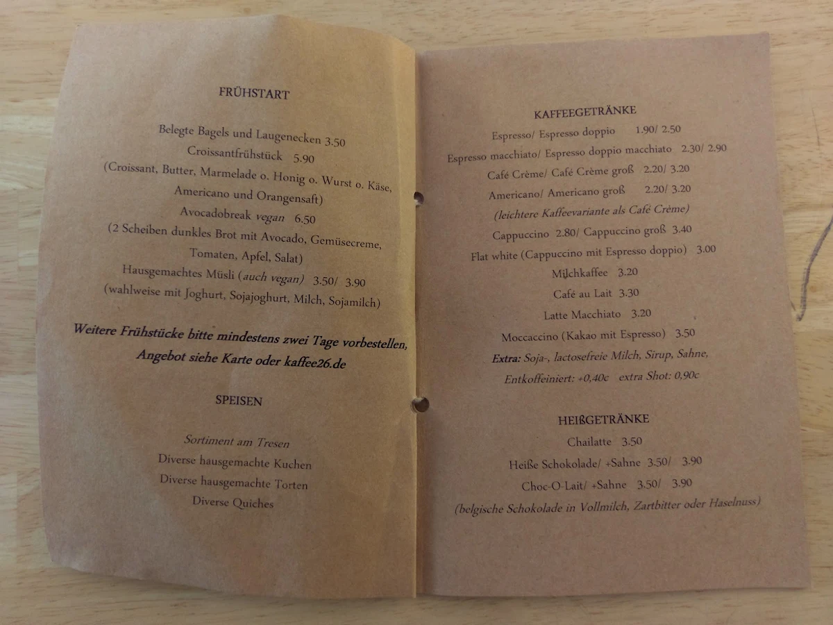 Speisekarte photo 2
