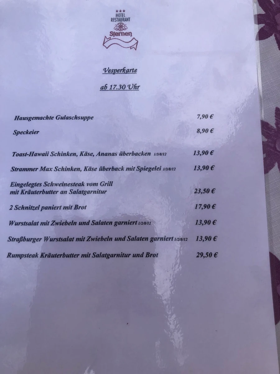 Speisekarte photo 1
