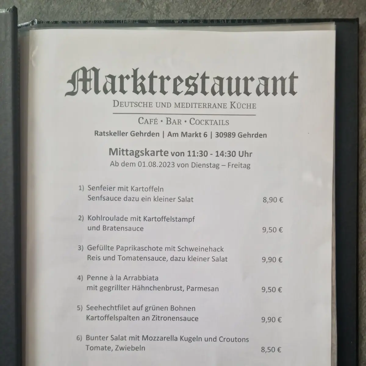 Speisekarte photo 4