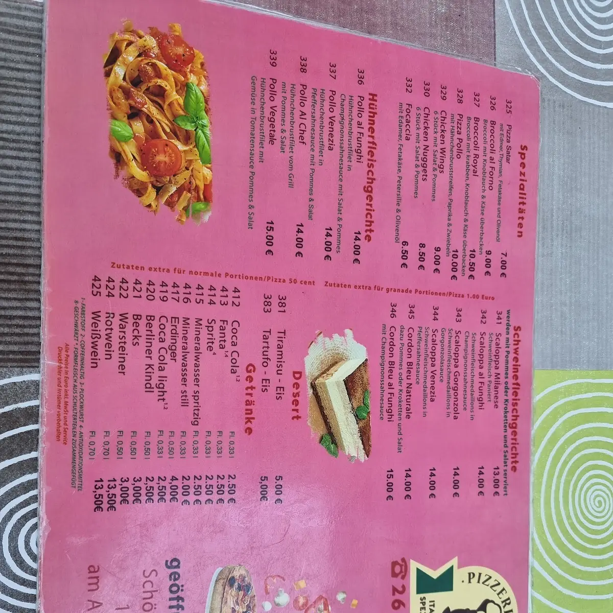 Speisekarte photo 9
