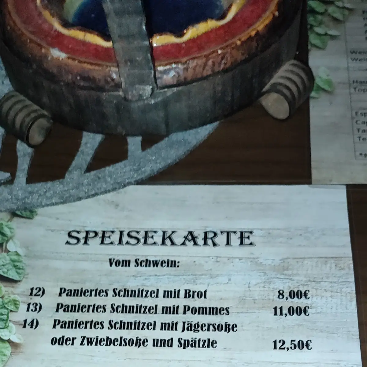 Speisekarte photo 3