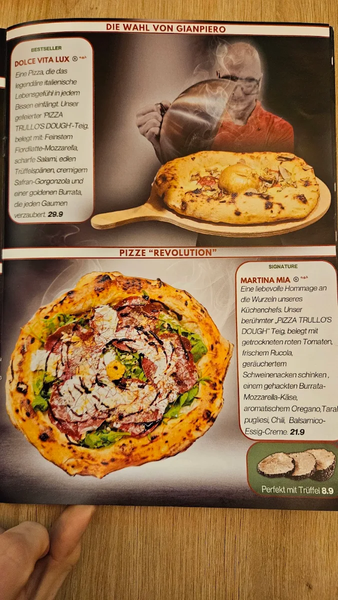Speisekarte, Pizza Trullo's | beste pizza stuttgart