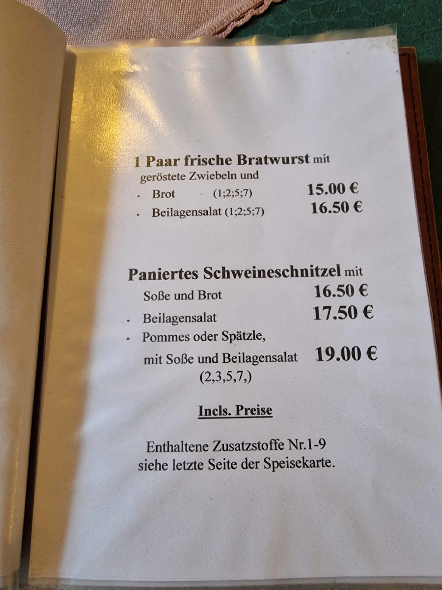 Speisekarte photo 1
