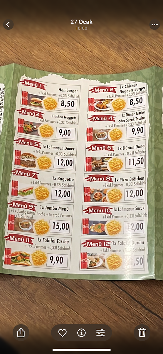 Speisekarte photo 1