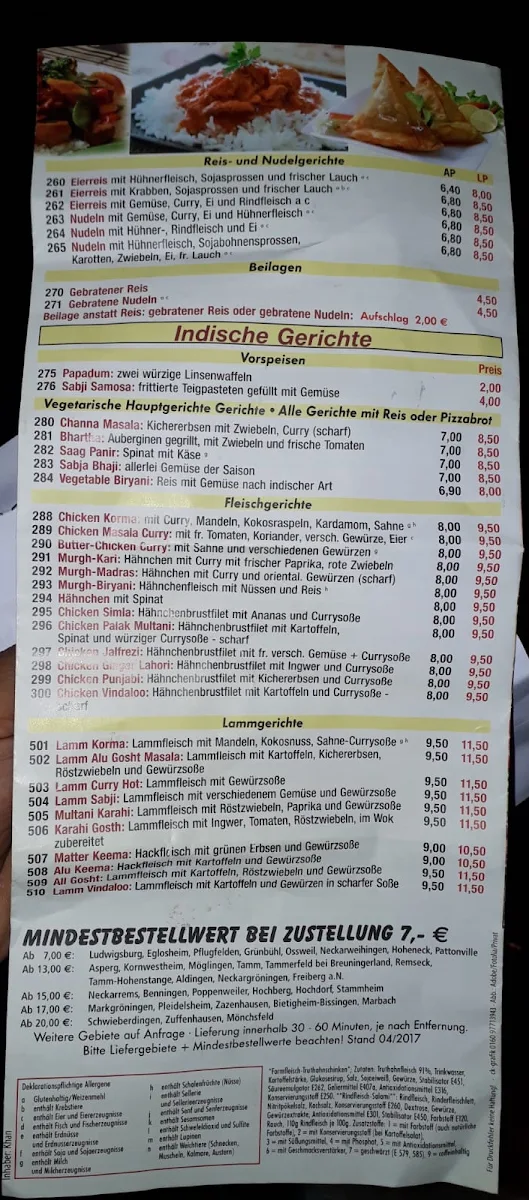 Speisekarte photo 3