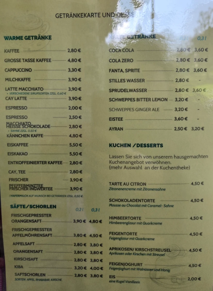 Speisekarte photo 1