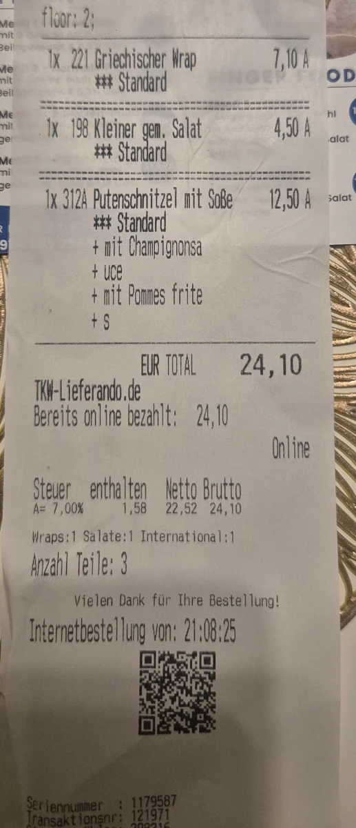 Speisekarte photo 3