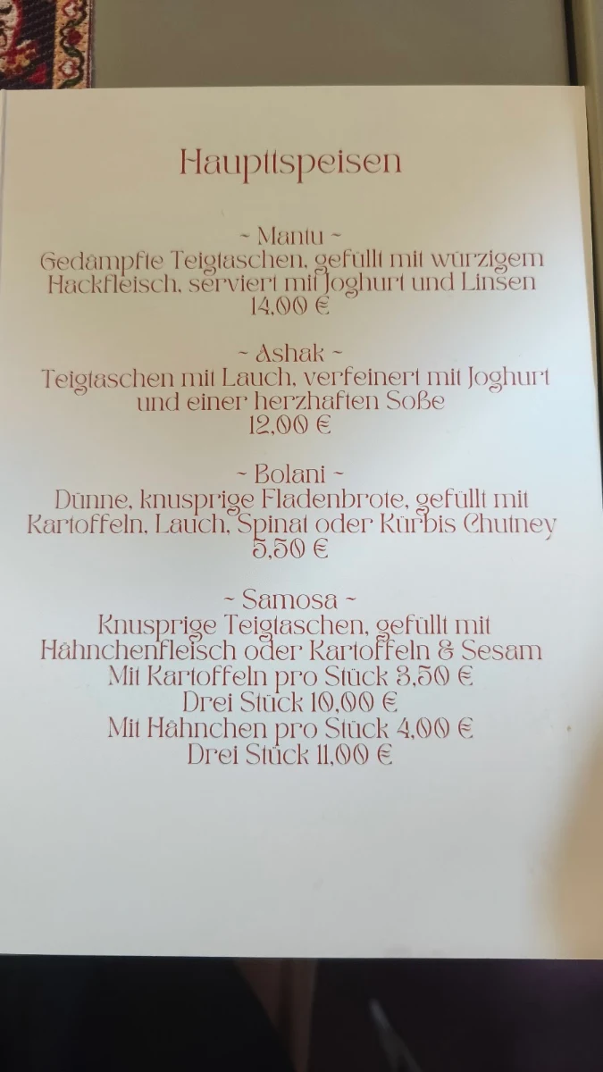 Speisekarte photo 2